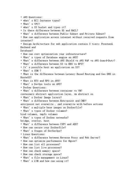 Image result for HackerRank Study Guide AWS Questions