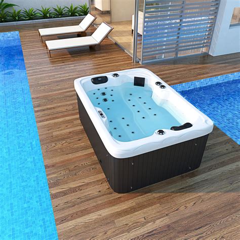 2 Person Outdoor Hydrotherapy Bathtub Hot Bath Tub Whirlpool SPA ...
