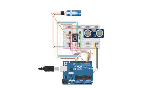 Image result for Smart Parking System Using Tinkercad