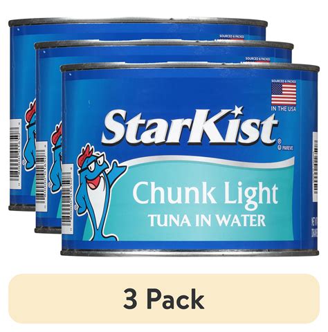 (3 pack) StarKist Chunk Light Tuna in Water, 4lb 2.5oz Can - Walmart.com