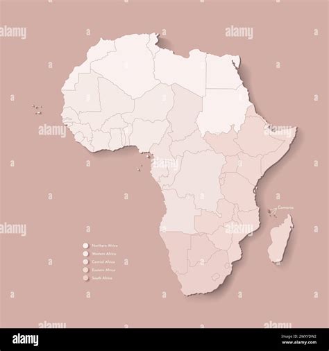 Africa Map With Countries And Islands