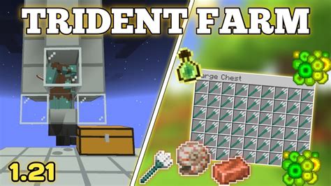 Image result for Minecraft Trident Farm Tutorial without Portal