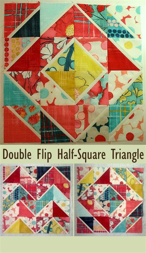 Image result for Half Square Triangle Tutorial