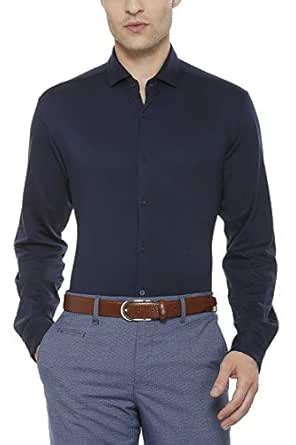 Buy Van Heusen Men's Plain Slim fit Formal Shirt (VHSFTSLFD86276-42 ...