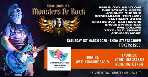 Monsters of Rock with Steve Graham, 1 Simbithi Drive, Odyssey Mall ...
