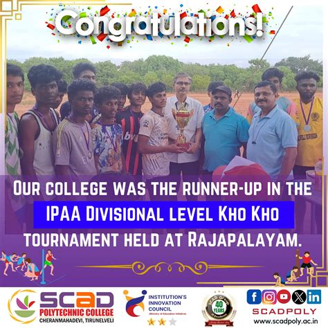 News and Events | SCAD POLYTECHNIC COLLEGE, Tirunelveli