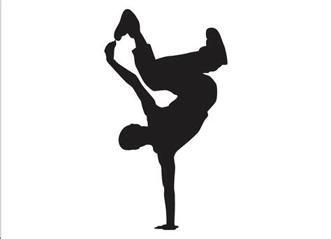 Break Dance Silhouettes