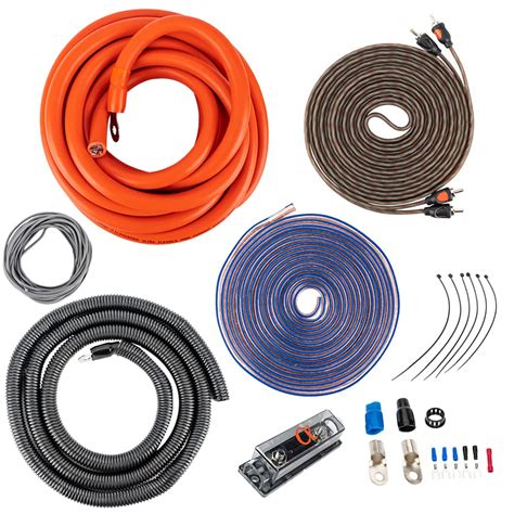 Alphasonik HK0 Premium 0-Gauge Complete Car Amplifier Installation Kit ...