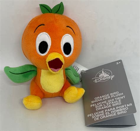 Disney Small Orange Bird 5" Magnetic Shoulder Plush Toy with Tags ...