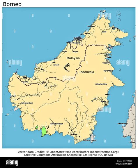 Map Of Borneo Stock Photos & Map Of Borneo Stock Images - Alamy