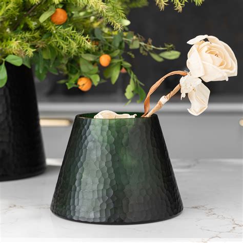 Emerald Green Vases | Buy Emerald Green Glass Flower Vases