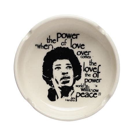 Buy EK DO DHAI Classic Jimi Hendrix Ashtray, Stoneware Material, Long ...
