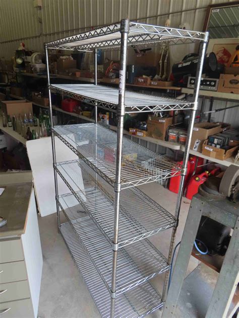 Stainless Steel Bakers Rack - 6 Tier 18" x 47" x 72" - McSherry Auction ...