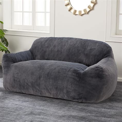 Homguava Buy Modern Grey Sofa Loveseat for Small Spaces at Ubuy India