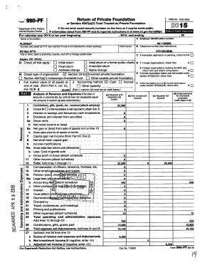 Fillable Online Information about Form 990- PF and its se pa rate ...
