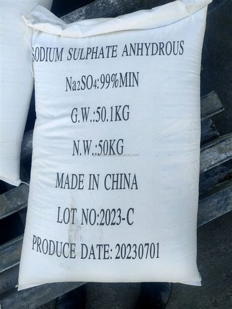 Sulfato De Sodio,Sodium Sulphate Anhydrous Packing In 1000kgs Jumbo ...