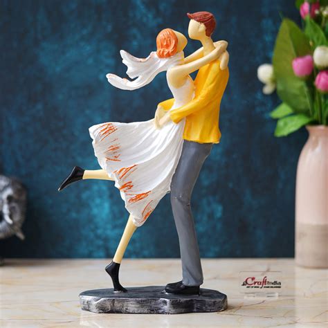 Lovers Tango Dancing Couple Statue Human Figurines Decorative Showpiec ...