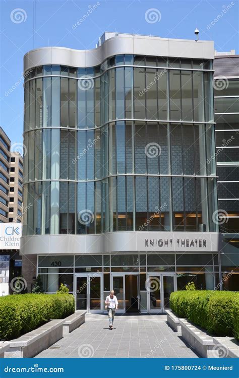 Knight Theater Seats 1,191 within Its Orchestra Editorial Stock Image ...