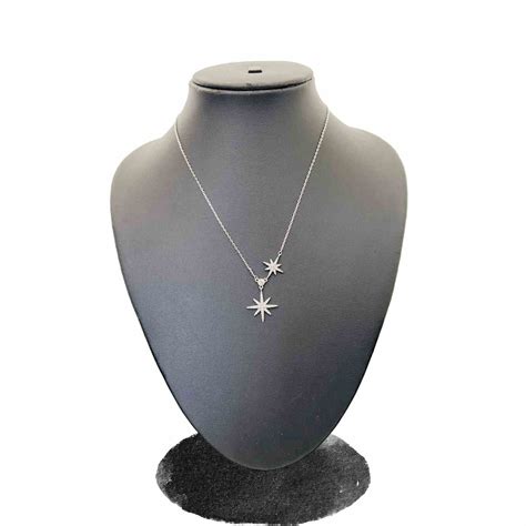 Pendant Star | Silver Plated | Imitation Jewellery for Women ...