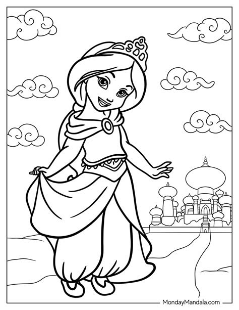 Best 13 Disney Princess Coloring Pages (38 Free Pdf Printables) – Artofit