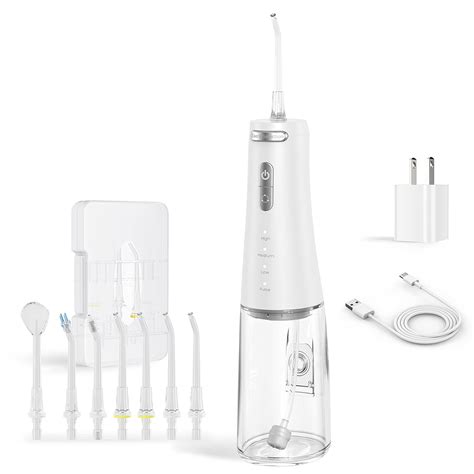 Cordless Water Flosser for Teeth, 300ml Rechargeable Water Pick Teeth ...