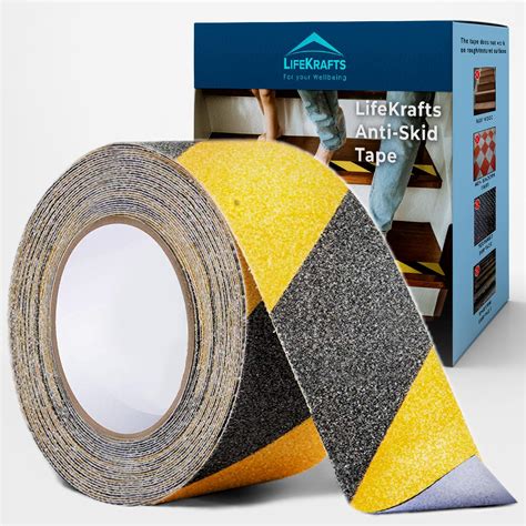 Lifekrafts Anti-Skid Tape for Stairs Outdoor/Indoor Steps Floor Ramps ...