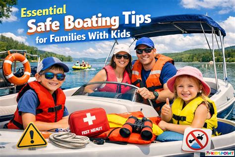 Essential Safe Boating Tips for Families With Kids | The Kids Point