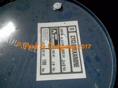 Cyclohexane Solvent - Garment Spotting Chemical - Cyclohexane Trader ...