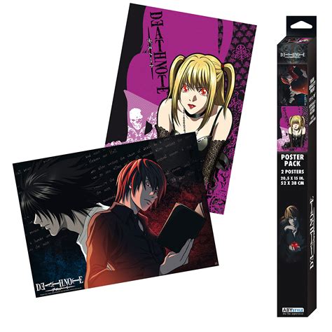 Abystyle Death Note L Vs Light And Misa Boxed Poster | Desertcart INDIA