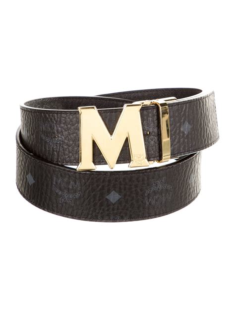 MCM Leather Belt - Black Belts, Accessories - W3058394 | The RealReal