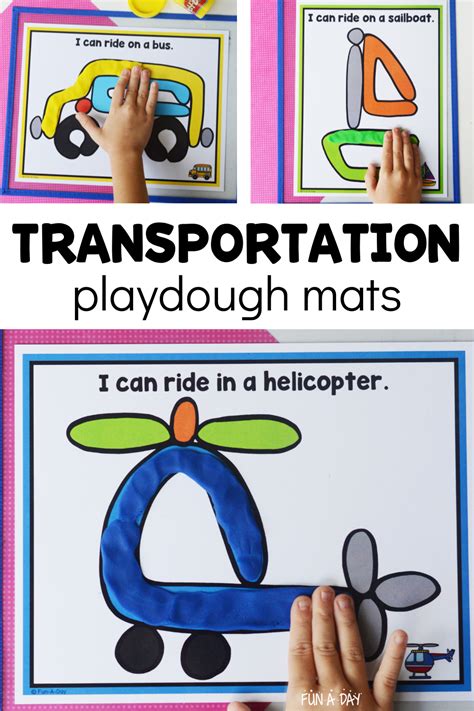 Transportation Playdough Craft 的图像结果