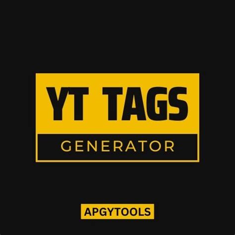 Youtube Tags Generator - 100% Free - Apgy Tools
