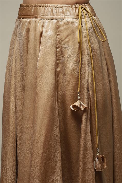 Dusty Pink Viscose Flared Suit Set