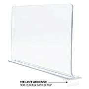 Buy Sorbus Acrylic Adhesive Shelf Divider Organizers, w/Self Adhesive ...