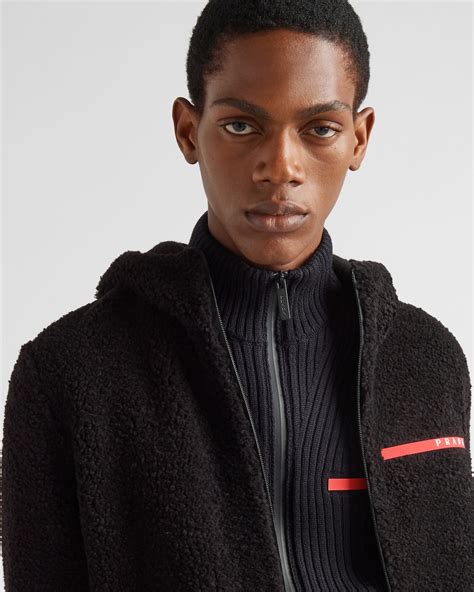 Black Wool Cardigan | PRADA