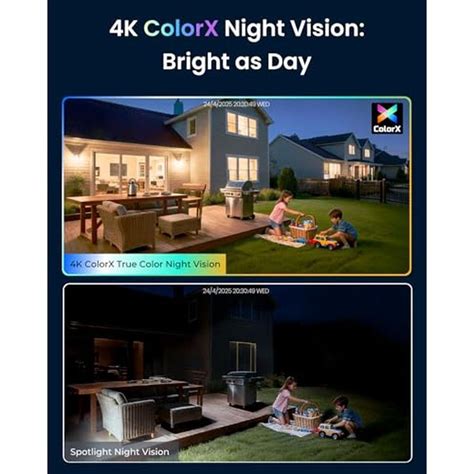 REOLINK CX820 | 4K UHD ColorX PoE Security Camera | True Color Night ...