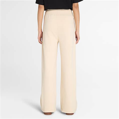 Lush Comfort Palazzo Trousers for Women in Beige