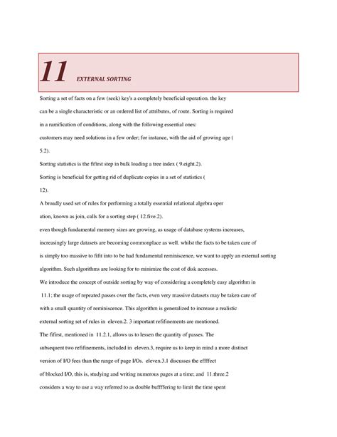 11 External Sorting - Hey friends This thread contains quality notes ...