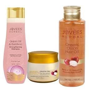 Buy Jovees Herbal Red Onion Oil & Bamboo Strengthening Shampoo ...