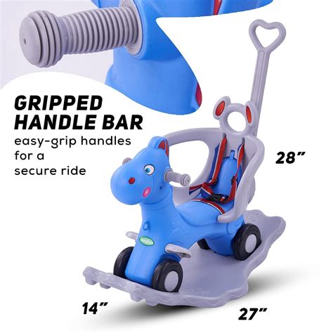 Baybee 3 in 1 Baby Horse Rider Ride on Toy Car for Kids – Baybee India