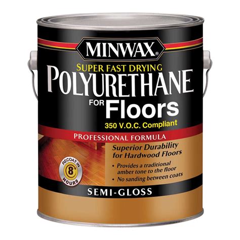 Minwax Semi-Gloss Clear Oil-Based Fast-Drying Polyurethane Floor ...