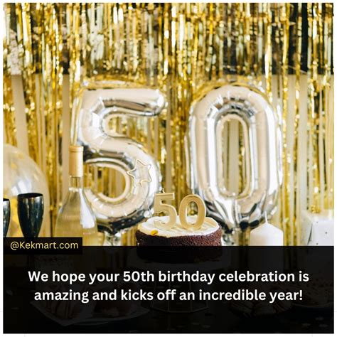 50th Birthday Wishes & Messages - Kekmart