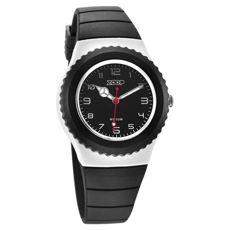 Buy Online Zoop By Titan Sport Quartz Analog Black Dial Polyurethane ...