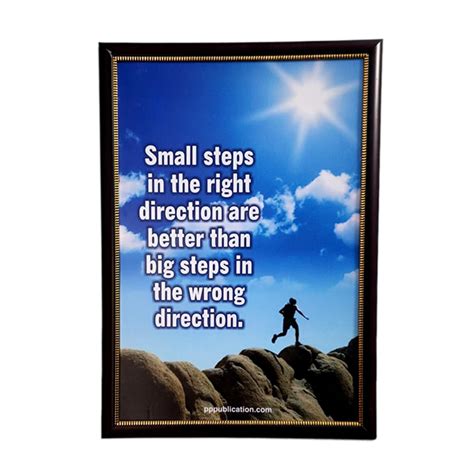 PPPublication Wall Frame Workplace Motivational Right Direction 16"x24 ...