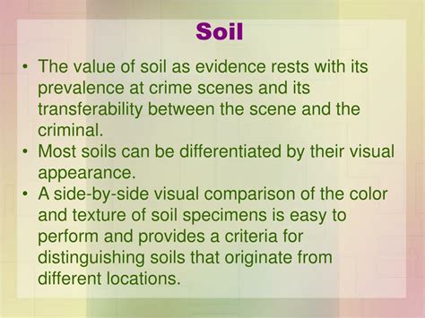 Image result for Soil Evidence Collection