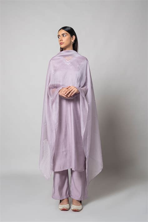 Wisteria Purple Kurta Set – House of Ayuda
