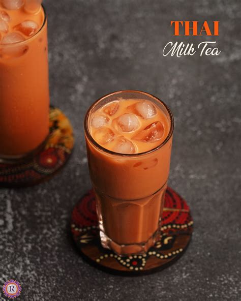 Thai Iced Tea Recipe | Cha Yen - Raks Kitchen