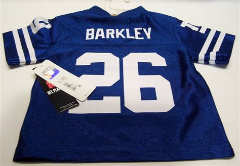 NEW YORK GIANTS Jersey Saquon Barkley #26 Toddler Kids 3T NFL Team ...