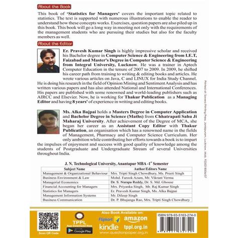 Statistics for Managers MBA First sem First semester 1st semester 1st sem