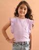 Buy Lavender Tops & Tunics for Girls by Lilpicks Online | Ajio.com